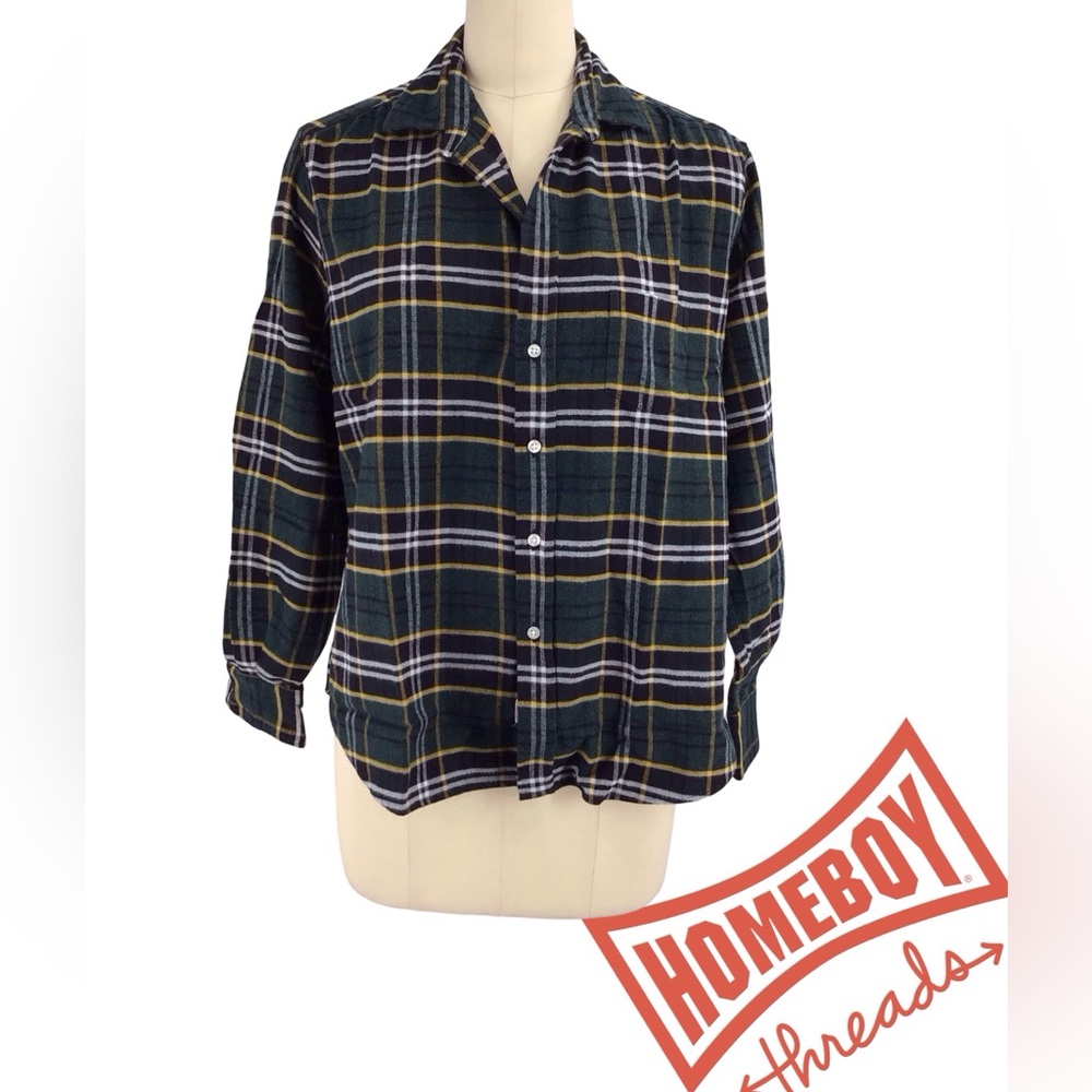 Frank & Eileen Green Plaid Button Down Shirt